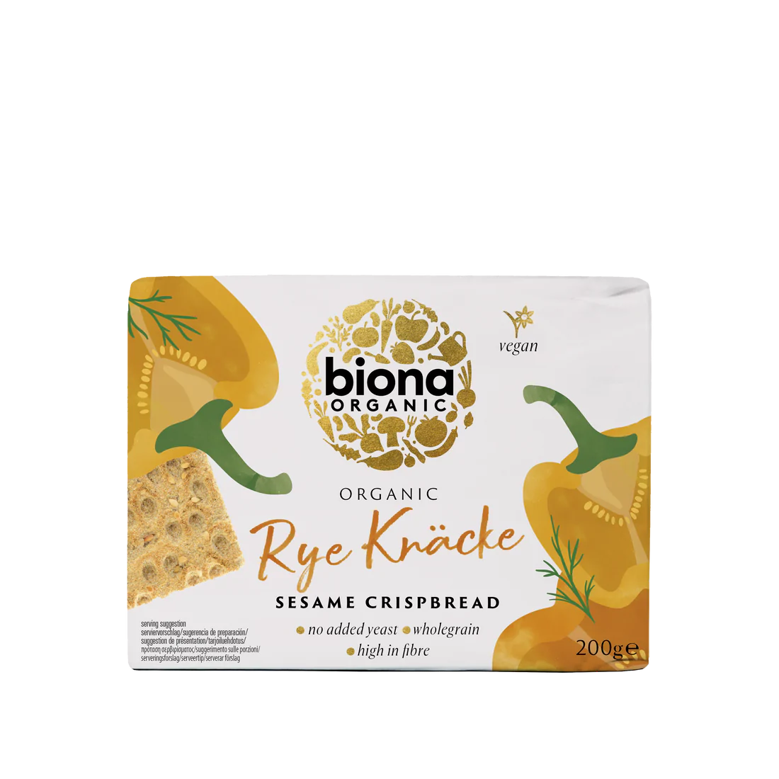 Clearspring Organic Rye Knacke Sesame Crispbread 200g