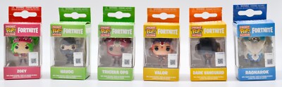 Funko Pop! Fortnite Schlüsselanhänger Ragnarok Zoey Havoc Valor Vanguard Tricera