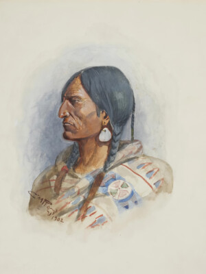 Crow Chief, 1902 by Charles M Russell Vintage Western Giclee Print Ships Free