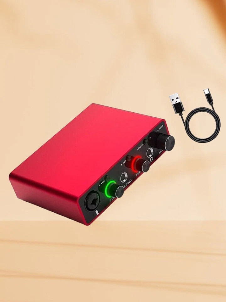 Für Focusrite Scarlett Solo 3. Gen USB Audio Interface der Gitarrist Sänger