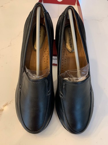 Hush Puppies Women’s Leather Epic Loafer Black Size 8.5 NEW with Box - Picture 11 of 13