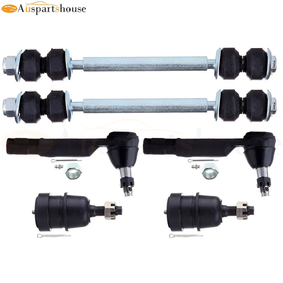 Kit de 6 rótulas inferiores delanteras para Ford Mustang 82-93 barra estabilizadora barra estabilizadora barra de amarre extremo Foto 2 de 4