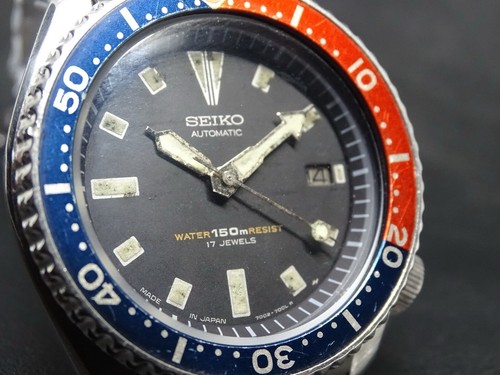 Seiko 7002 700J PEPSI JDM Scuba Diver’s Watch Automatic November 1991 JAPAN - Foto 5 di 12