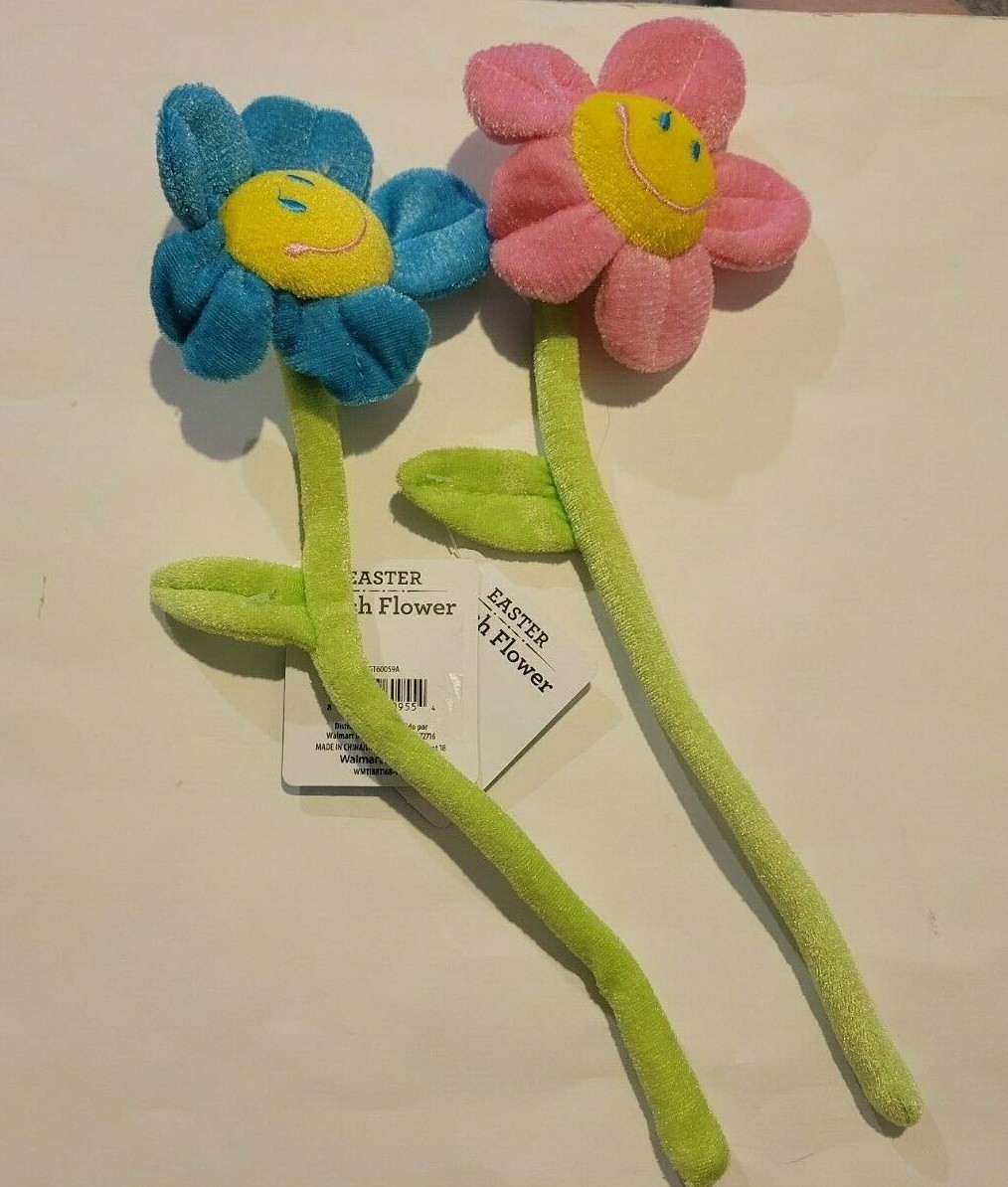 bendable plush flowers