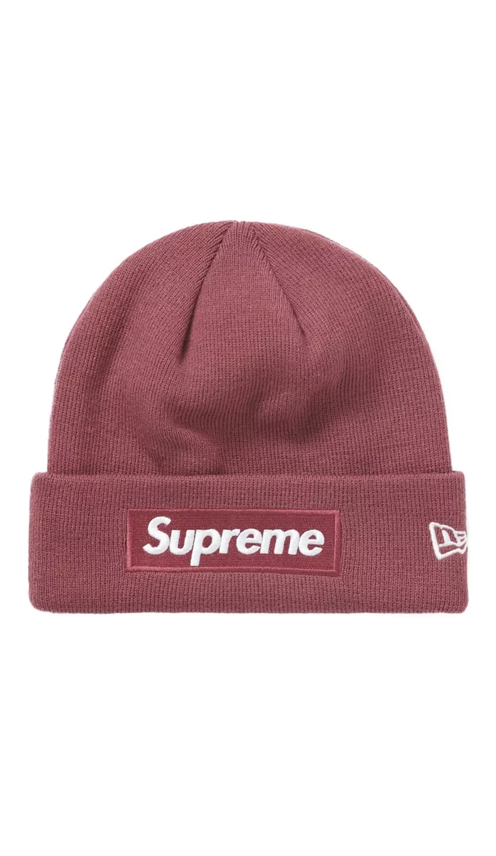 SUPREME BOX LOGO Bogo Beanie Era Plum FW21 2021 DS Brand New One Size eBay