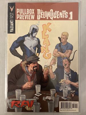 VALIANT FIRST PULLBOX PREVIEW -THE DELINQUENTS #1 (BRAND NEW) 