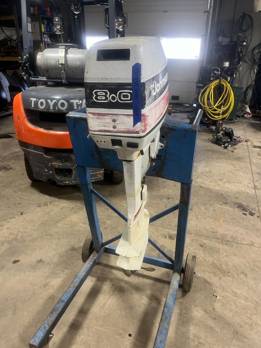 1991 Johnson 8 hp Tiller Evinrude OMC Outboard Boat Motor 1991 Johnson 8 hp Tiller Evinrude OMC Outboard Boat Motor