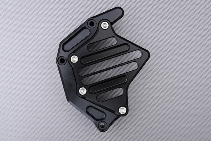 Carter pignon de sortie de boîte alu noir pour Kawasaki ZR900 haut de gamme