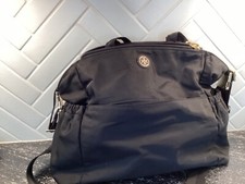 Tory Burch Black Nylon Diaper Baby Shoulder Bag