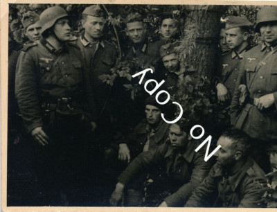 Foto WK2 Frankreich POW Kriegsgefangene Partisanen X189