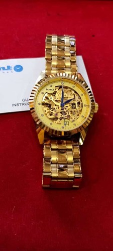 Hmt Skeleton New But Old Stock Original 21 Jewel's Automatic Watch For Men - Picture 9 of 11