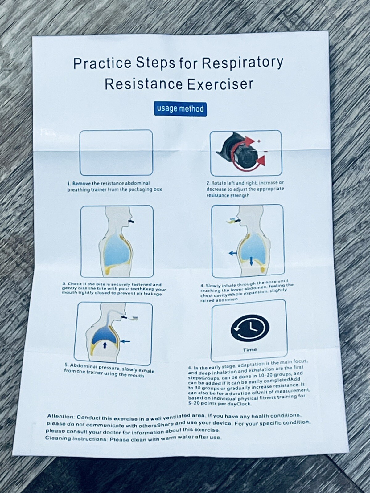 Breathing Trainer with Pure Silicone Adjustable Oxyfit Increase Lung Capacity