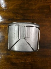 Original US Military Issue Stainless Steel Canteen Cup Made in USA Authentic