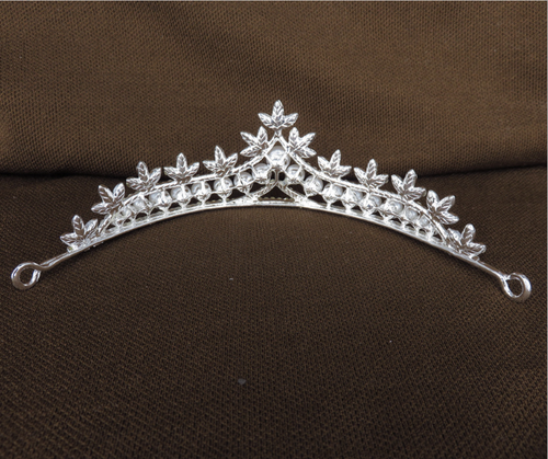 Woman Girl Pearl Crown Princess Queen Diadem Pageant Bridal Wedding Tiara Party - Picture 4 of 8