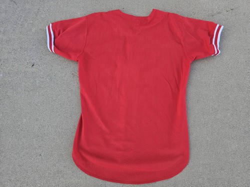 Vintage Russell Athletic Philadelphia Phillies Authentic Jersey Size 44-Red - Picture 12 of 12