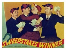 Sweepstakes Winner lobby card Charley Foy Johnnie Davis Marie 1939 OLD PHOTO