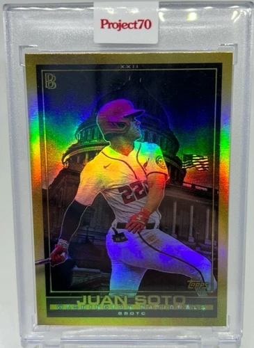Topps Project 70 #811 Juan Soto by Ben Baller Rainbow Foil 66/70