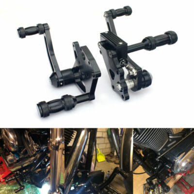 für Harley Vorverlegte Fußrastenanlage Softail FXST FLST FXSTD FLSTS FLSTF 00-17