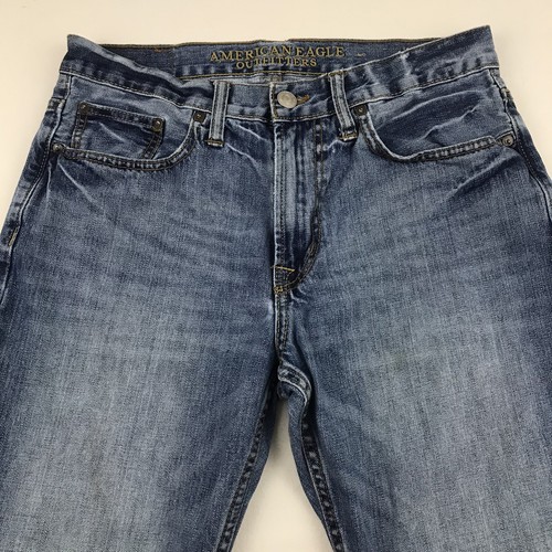 American Eagle Mens Loose Fit Jeans Size 31x30 Measure 30x28 - Picture 2 of 11