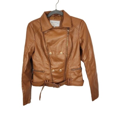 Biker Jacket Shein Button Up Belted Pu Leather Coat Chamarra Biker