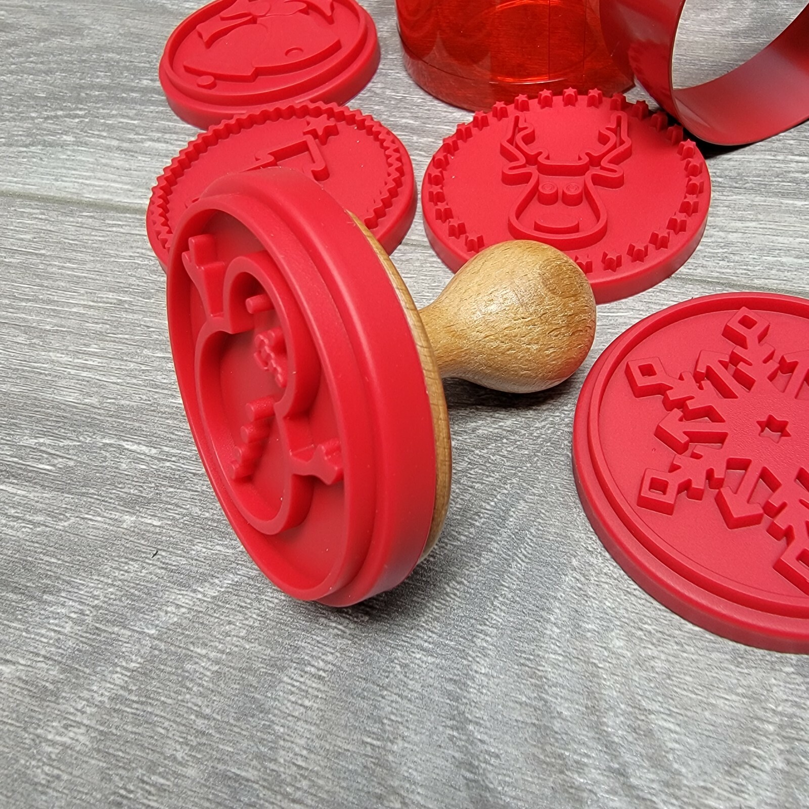 Christmas Cookie Stamps and Cutter Set of 6 Stamps eBay