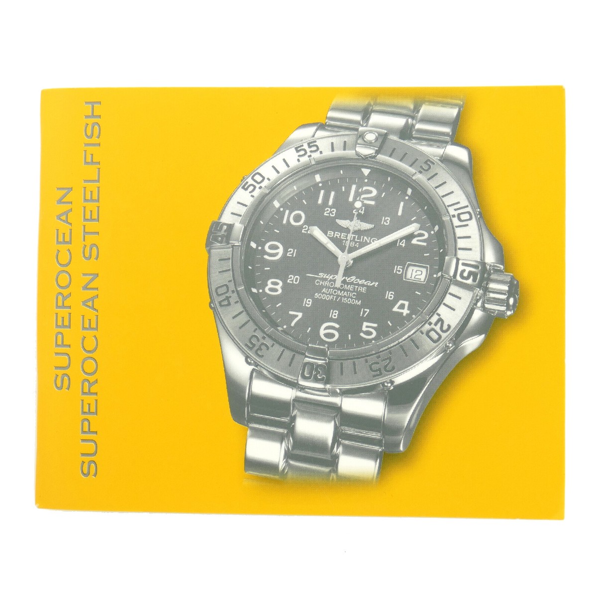 BREITLING AUTHENTIC SUPEROCEAN SUPEROCEAN STEELFISH INSTRUCTIONS