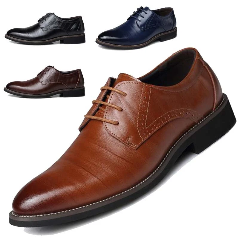 SAOLA Scarpe uomo Fshion casual Oxford traspiranti piatte abito da sposa festa taglia formale