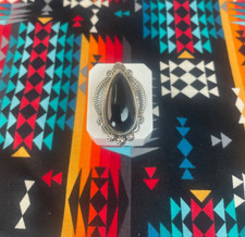 Sterling Silver Black Onyx Ring