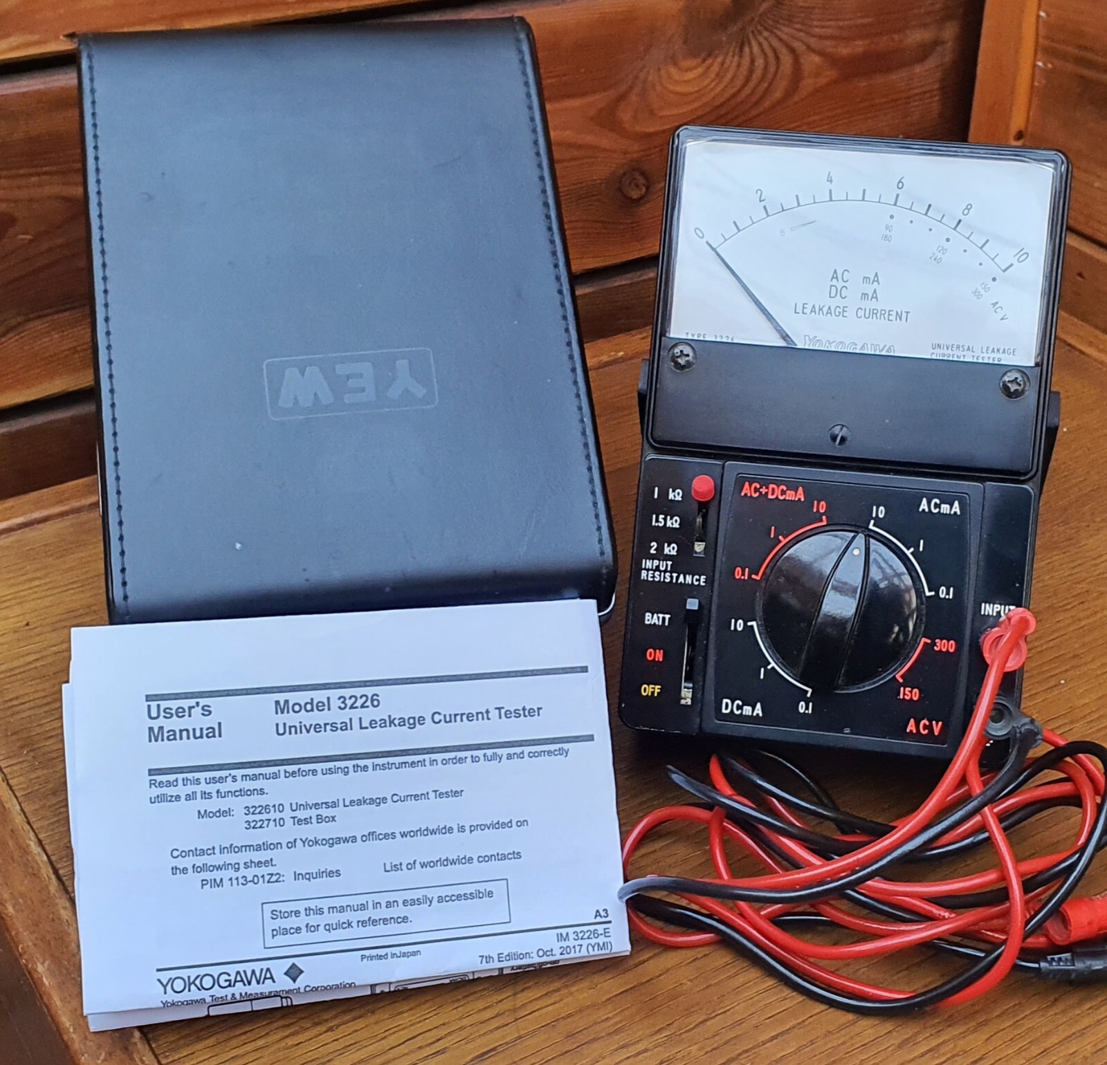 Yokogawa Model 3226 Universal Leakage Current Tester Multimeter Made