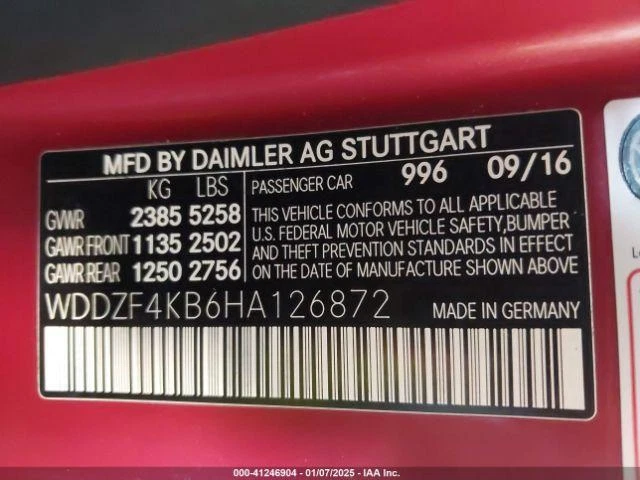 Used Rear Right Door Interior Trim Panel fits: 2017 Mercedes-benz Mercedes e-cla Foto 3 de 4