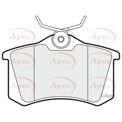 Genuine OE Quality Apec Rear Disc Brake Pads Set PAD1020 eBay