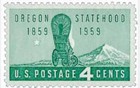 Oregon 1959 Statehood Vintage Stamp Envelope Cover — photo 2