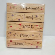 Hero Arts Stamp Set  Happy Wavy Borders LL158, NEW