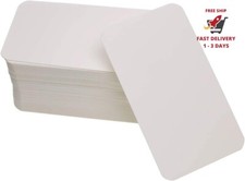 100 piezas de mini tarjetas de notas de regalo en blanco para manualidades