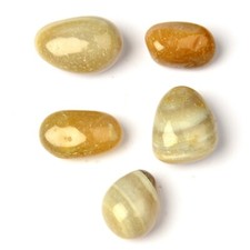 Natural Banded Agate 5 Pieces Tumble Shape 290 Cts.15X19-20X30 MM Loose Beads