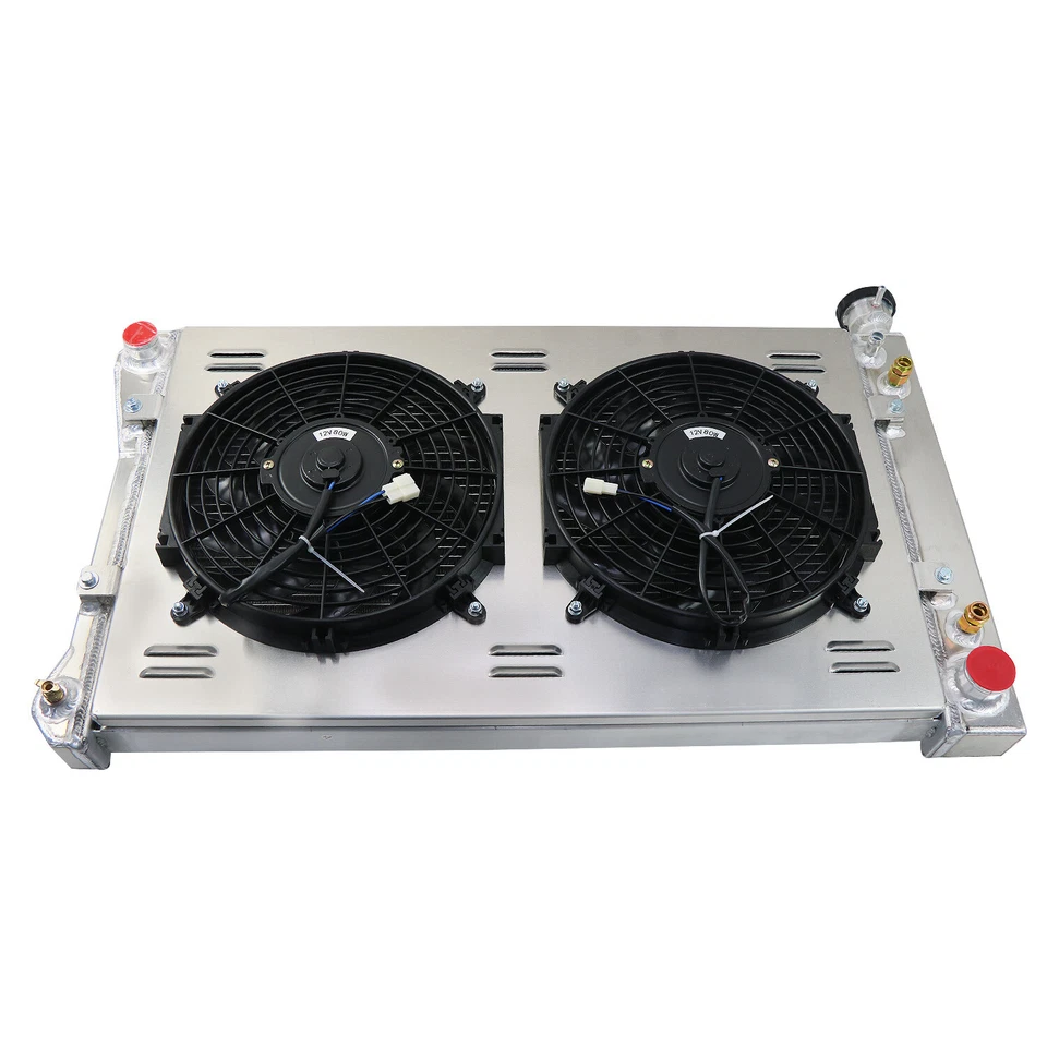 4-Row Aluminum Radiator+Shroud Fan For 1988-1995 Chevy C/K 1500,2500,3500 5.0L — 第 4/4 张图片