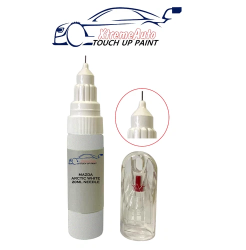 TOUCH UP CAR PAINT 20ML PEN For Mazda ARCTIC WHITE A4D CX-5 MX-5 For Mazda3 ETC