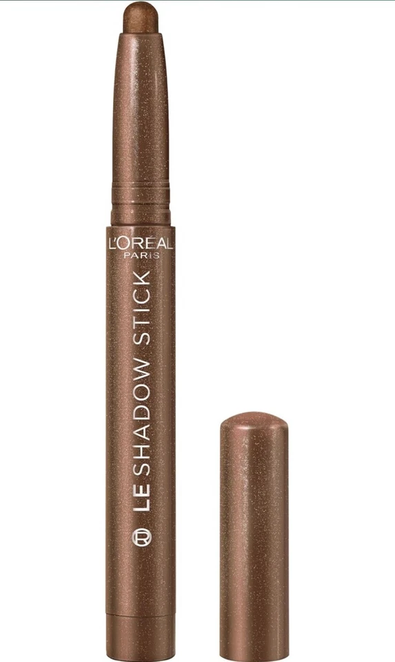 4 PACK-L’Oreal Le Shadow Stick Eyeshadow, 240 Brown Abyss (Shimmering Rich Brown - Image 2 of 4