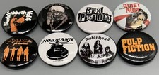 8 Collector Pins (1 Inch) Music Movies Mot�rhead Sabbath Sex Pistols Clockwork