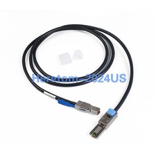 External HD Mini SAS 12Gbps SFF-8644 To SFF-8088 Cable 2M USA Seller