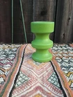 Vintage ROYAL HAEGER Pottery ALRUN GUEST Candle Holder MOD Green MCM Candlestick
