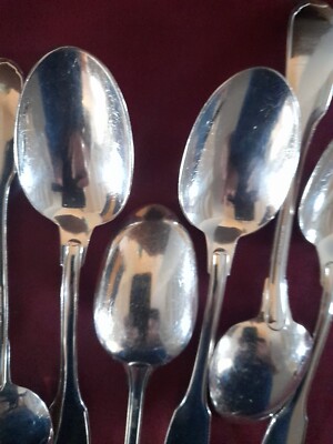 12 Cuillères à Soupe Christofle Versailles - Métal Argenté - Occasion Très Bon état