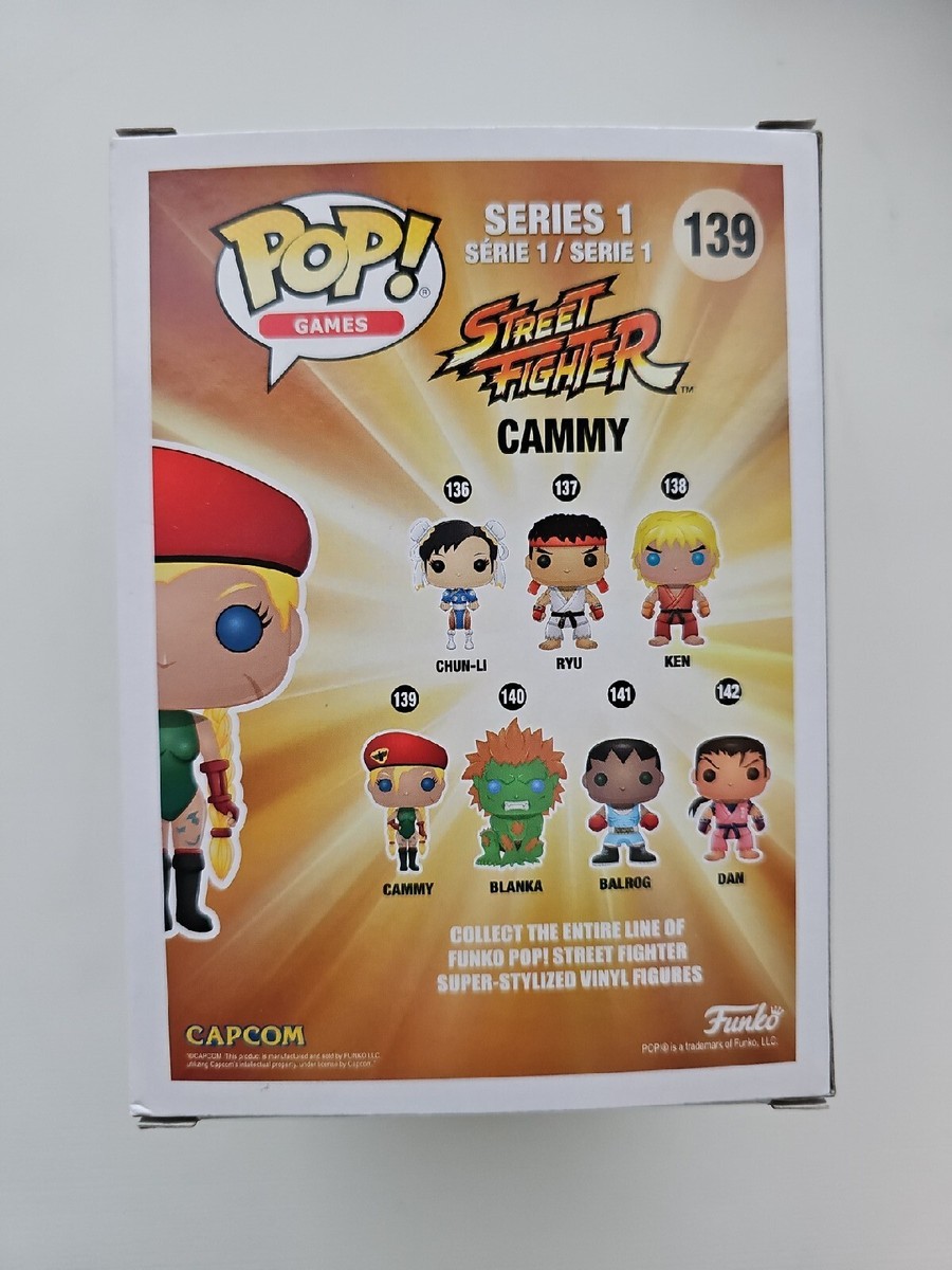 FUNKO POP! GAMES STREET FIGHTER CAMMY #139 COLLECTIBLE VINYL