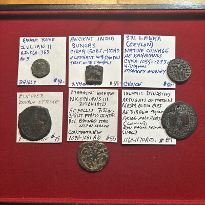 Ancient Roman Coin Lot Mix 6 Coins Great Deal Free Shipping