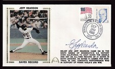 Jeff Reardon Signed 300th Save 1988 USPS First Day Cover PSA/DNA
