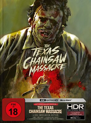 4K Mediabook THE TEXAS CHAINSAW MASSACRE Cover A Kettensägenmassaker UHD BLU-RAY
