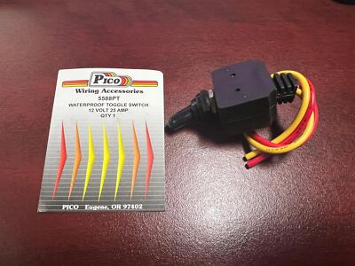 5588PT Waterproof On-Off SPST Toggle Switch 1/2 Hole 2 6