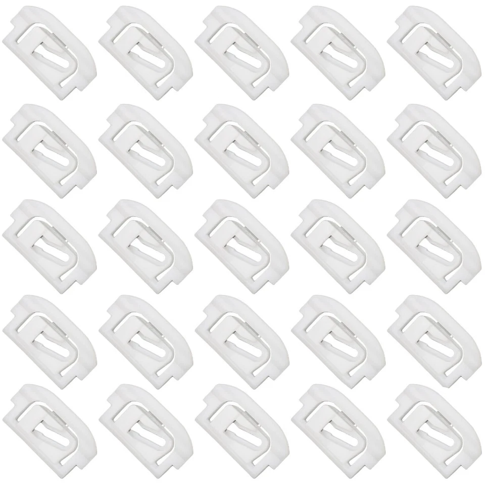 40 peças clipes de revelação de acabamento de moldura de janela de vidro para 1975-1987 El Camino - Imagem 2 de 4