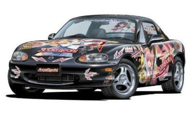 Rare Kit Aoshima 1/24 Itasha Angel Beats! Mazda Roadster 1800RS OP