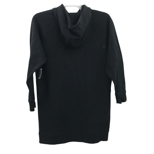Old Navy Womens Size S Active Dynamic Fleece Tunic Hoodie Breathable Black - Picture 3 of 10